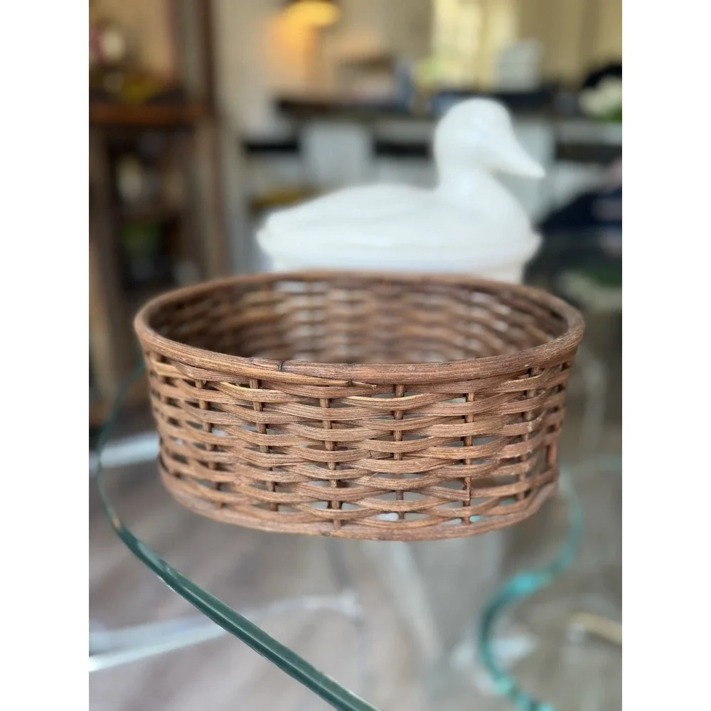 Vintage‎ French Chef Gourmet Cookware Duck on Basket Nest Covered Casserole Dish